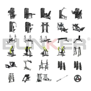 Paquete Premium para gimnasio completo de bunker fitness