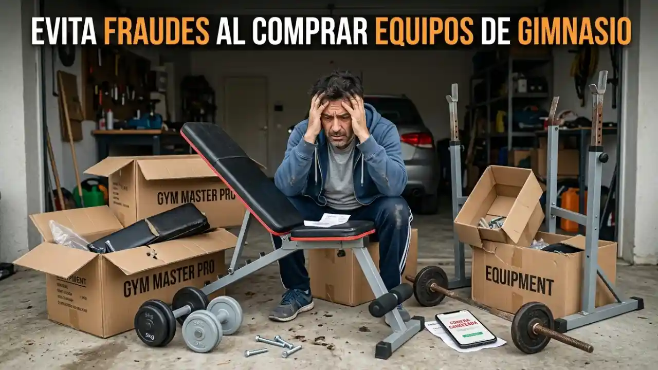 evita fraudes al comprar equipos de gimnasio
